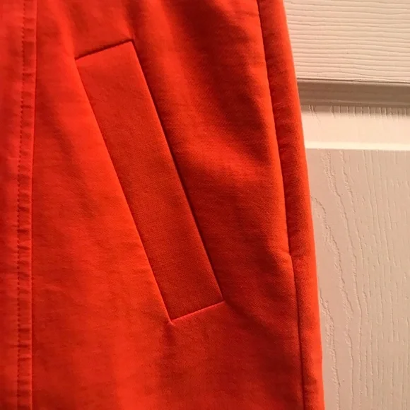 Ann Taylor Orange Skirt Size 8 - Picture 3 of 4